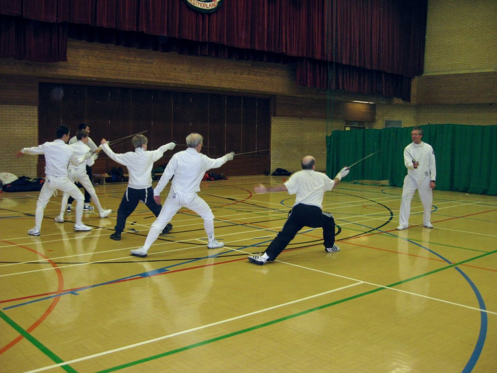 Anyone is welcome at kendal fencing club